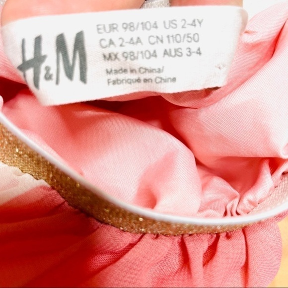 h&m NWOT Color Block Toddler Girl’s Pleated Skirt - Picture 5 of 6